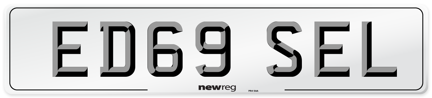 ED69 SEL Number Plate from New Reg